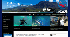 Desktop Screenshot of phildiving.com